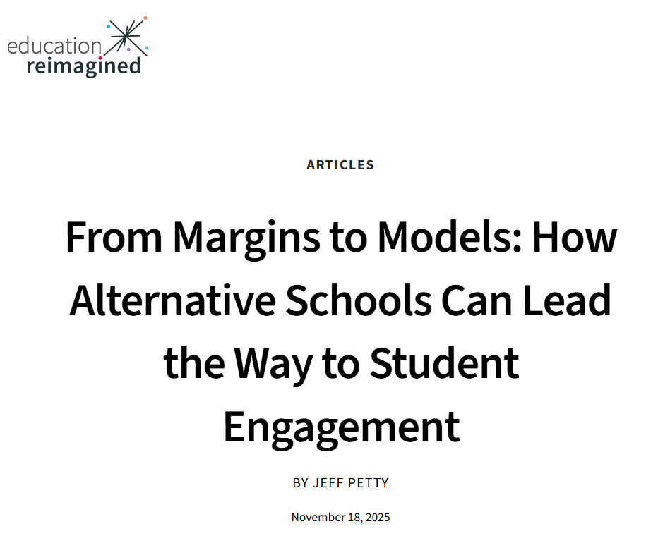 Link to an article in Education Reimagined